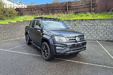 Black 2021 Volkswagen Amarok Ute Tray TDI580 BLACK EDITION 4X4