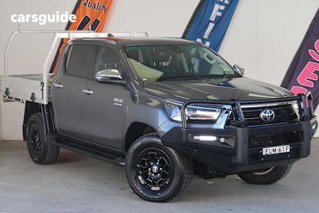 Grey 2022 Toyota Hilux Ute Tray