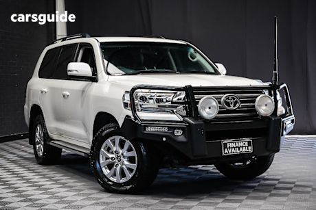 White 2021 Toyota Landcruiser Wagon Lc200 Gxl (4X4)