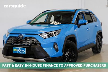 Blue 2020 Toyota RAV4 Wagon Cruiser Awd Hybrid