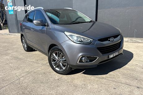 Blue 2014 Hyundai IX35 SUV SE F