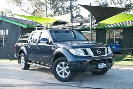 Blue 2013 Nissan Navara Dual Cab Pick-up St (4X4)