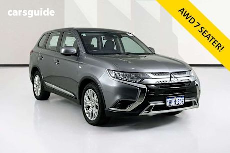 Silver 2021 Mitsubishi Outlander Wagon Es 7 Seat (Awd)