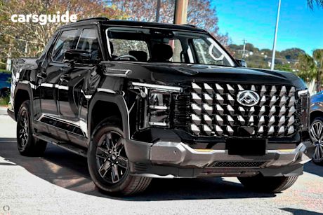 Black 2025 LDV Terron 9 Ute Tray ORIGIN 4WD