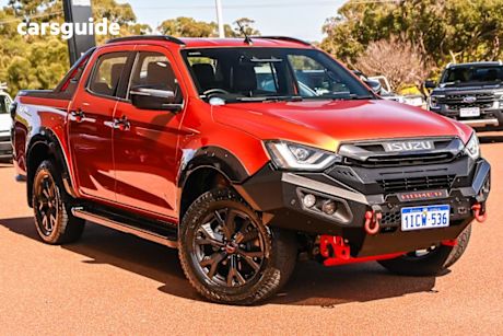 Orange 2023 Isuzu D-MAX Ute Tray X-TERRAIN 4X4