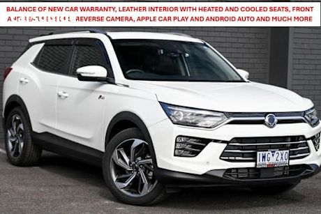 White 2022 Ssangyong Korando SUV ULTIMATE F