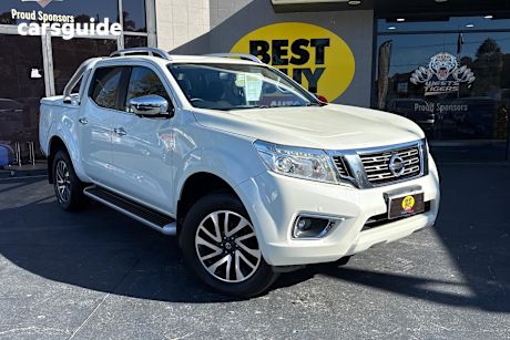 White 2018 Nissan Navara Ute Tray ST-X R