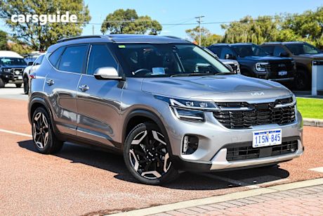 Grey 2022 Kia Seltos SUV GT-LINE F
