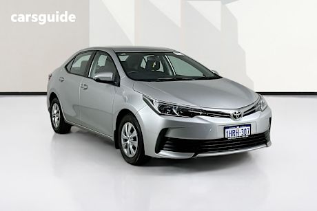 Silver 2017 Toyota Corolla Sedan Ascent