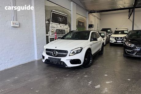 White 2019 Mercedes-Benz GLA45 Wagon 4Matic
