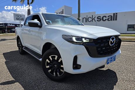 White 2025 Mazda BT-50 Ute Tray GT 4X4