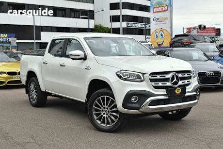White 2018 Mercedes-Benz X Ute Tray X350D POWER 4X4