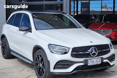White 2021 Mercedes-Benz GLC300 Wagon 4Matic