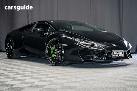 Black 2018 Lamborghini Huracan Coupe Lp 580-2 (Rwd)