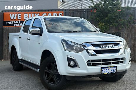 White 2018 Isuzu D-MAX Ute Tray LS-U HIGH RIDE R