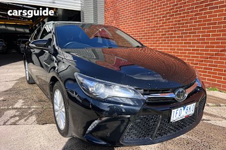 Black 2015 Toyota Camry Sedan ATARA SL F
