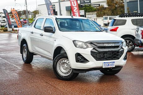 White 2024 Isuzu D-MAX Crew Cab Utility Sx (4X2) High-Ride