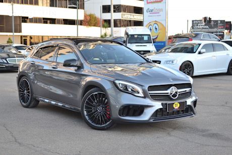 Grey 2018 Mercedes-Benz GLA-Class SUV GLA45 AMG 4WD