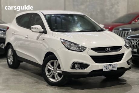 White 2013 Hyundai IX35 Wagon Se (Fwd)