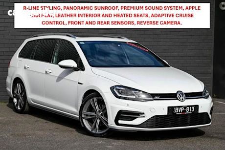 White 2020 Volkswagen Golf SUV 110TSI HIGHLINE F