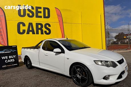 White 2009 Ford Falcon Ute Tray XR6 FG