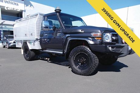 Grey 2017 Toyota Landcruiser Cab Chassis Gxl (4X4)