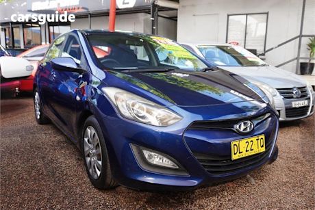 Blue 2013 Hyundai I30 Hatchback Active