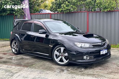 Black 2007 Subaru WRX Sedan WRX STI MY07