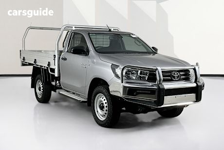 Silver 2020 Toyota Hilux Cab Chassis Sr (4X4)