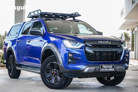Blue 2021 Isuzu D-MAX Crew Cab Utility X-Terrain (4X4)