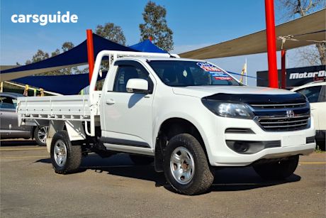 White 2018 Holden Colorado Cab Chassis Ls (4X2)