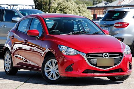 Red 2017 Mazda Mazda2 Hatch NEO F