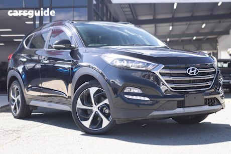 Black 2018 Hyundai Tucson SUV HIGHLANDER 4X4