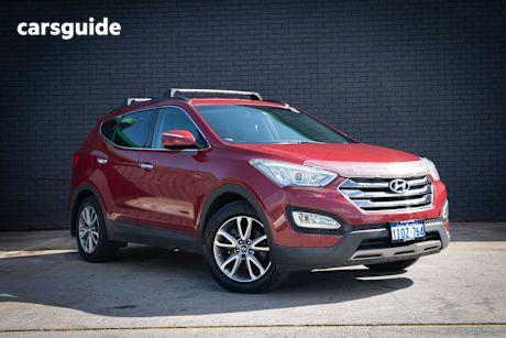 Red 2012 Hyundai Santa FE Wagon Active Crdi (4X4)