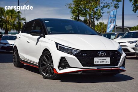 White 2022 Hyundai I20 Hatchback N