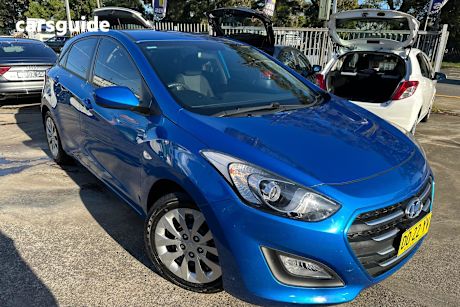 Blue 2016 Hyundai I30 Hatch F