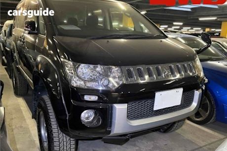 Black 2015 Mitsubishi Delica Commercial D5 G POWER PACK 4WD  LIFTED