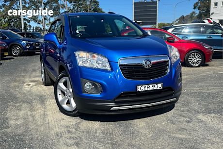 Blue 2014 Holden Trax Wagon Ltz