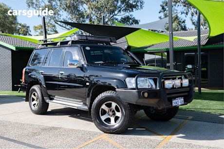 Black 2010 Nissan Patrol SUV ST 4X4