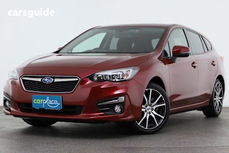 Red 2017 Subaru Impreza Hatchback 2.0P Premium (Awd)