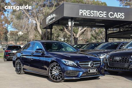 Blue 2017 Mercedes-Benz C-CLASS Sedan C300 R