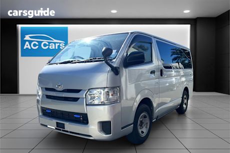 Silver 2018 Toyota HiAce Commercial R