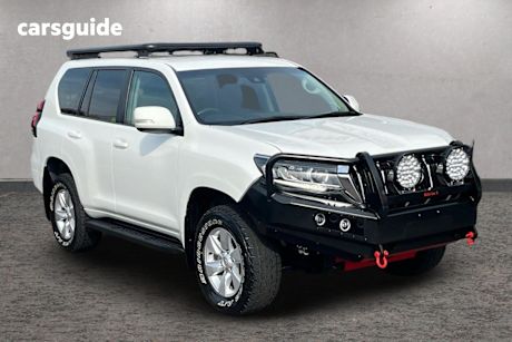 White 2021 Toyota Landcruiser Prado SUV GXL 4X4