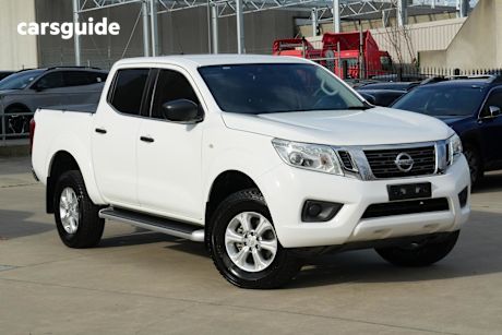 White 2019 Nissan Navara Ute Tray SL 4X4
