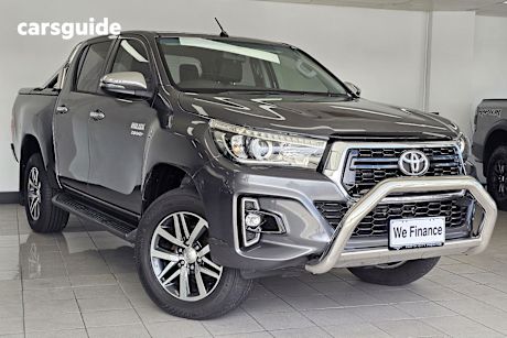 Grey 2018 Toyota Hilux Ute Tray SR5 4X4