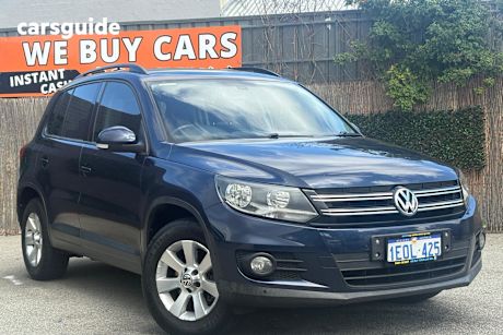 Blue 2014 Volkswagen Tiguan SUV 132TSI PACIFIC 4WD