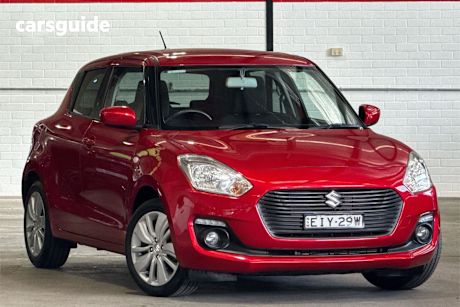 Red 2020 Suzuki Swift Hatchback Gl Navi
