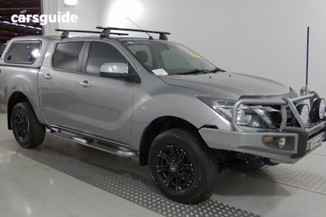 Silver 2015 Mazda BT-50 Dual Cab Utility Xtr (4X4)