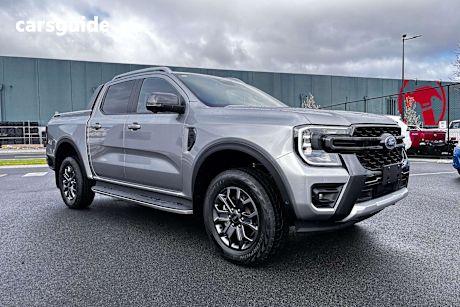 Silver 2023 Ford Ranger Ute Tray WILDTRAK 4X4
