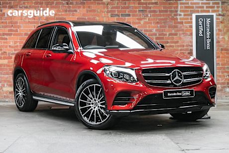 Red 2018 Mercedes-Benz GLC250 Wagon 4Matic